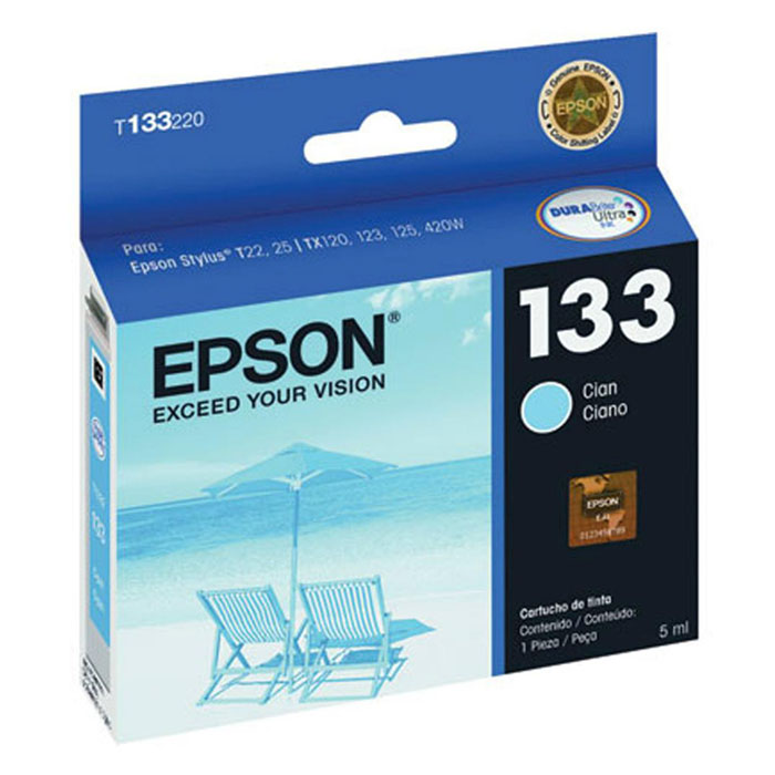 Epson 133 - 5 ml - cián - T133220-AL